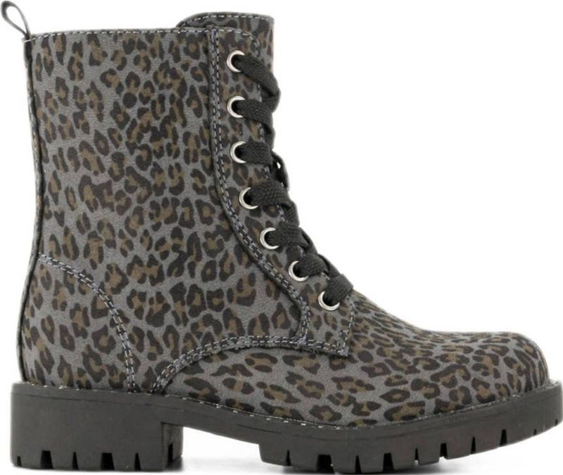 Graceland - Veterboots - Zwart/Grijs
