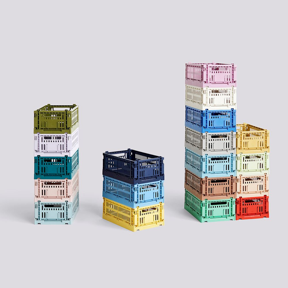 Kratjes Colour Crate M Red - set van 2
