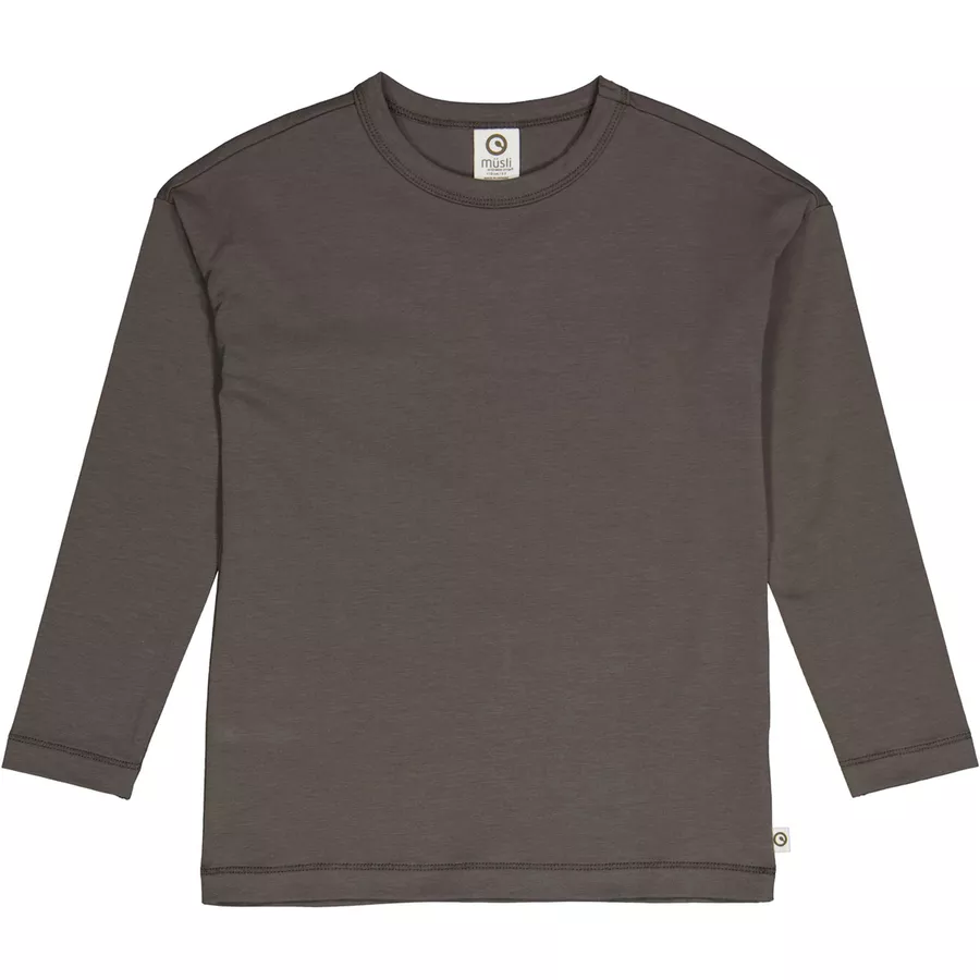 Müsli Langarmshirt Towergrey
