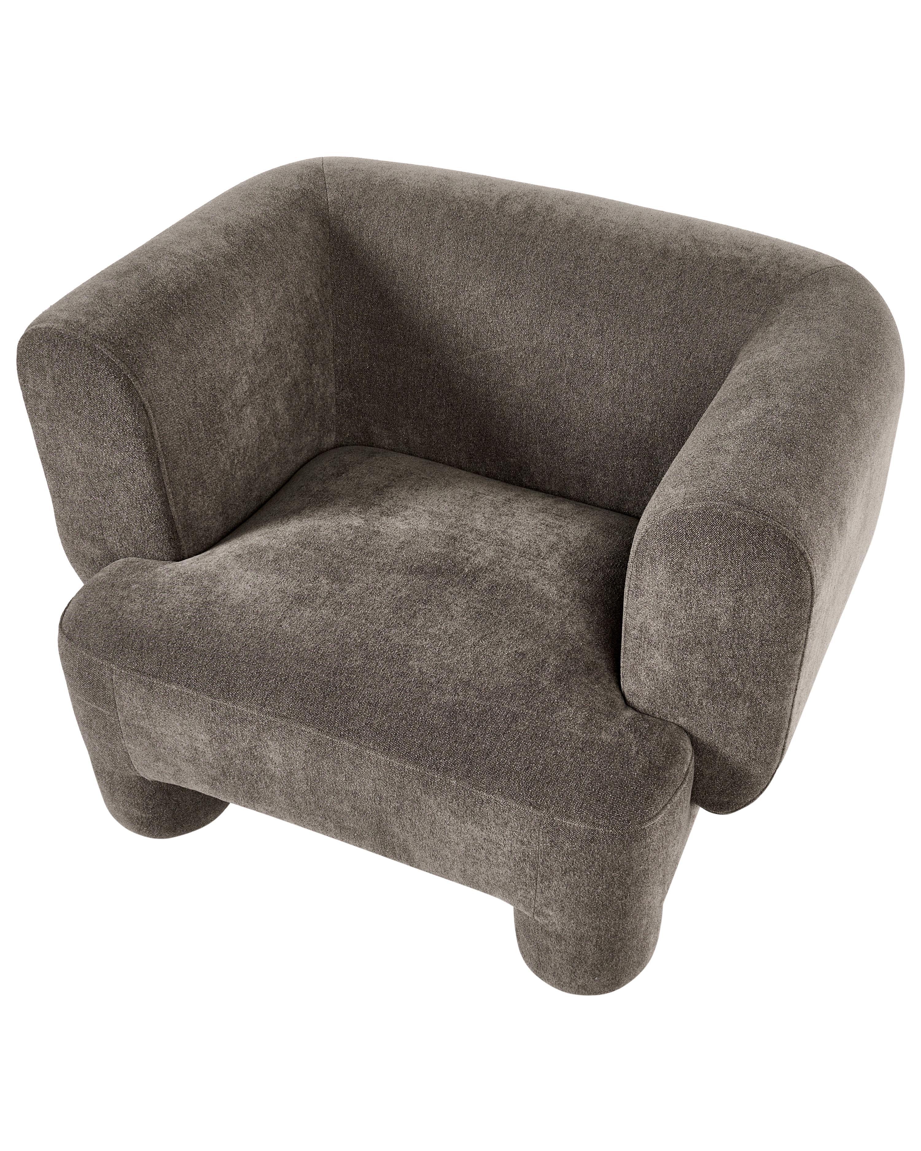 Fauteuil HOGBO Stof Bruin