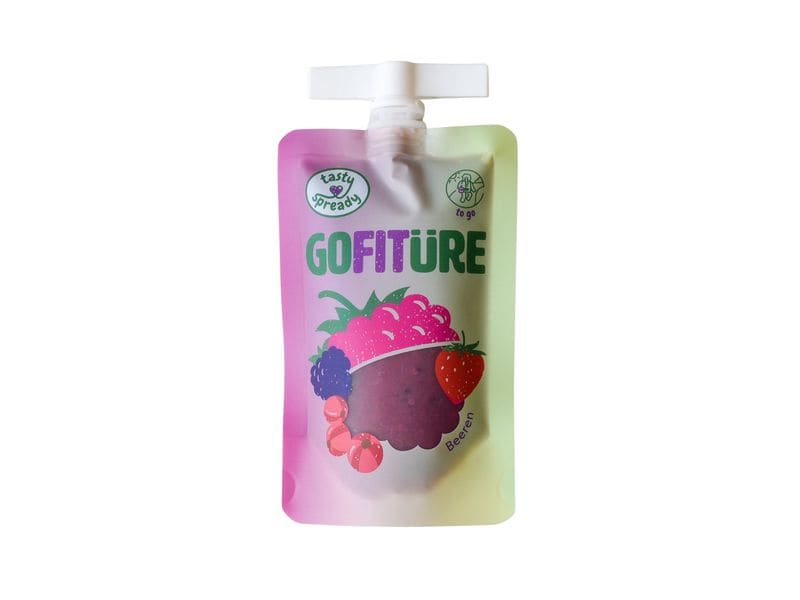 GOFITÜRE Beerenaufstrich mit Pastinaken 120 g Schweizer Beerenaufstrich mit 50% weniger Zucker