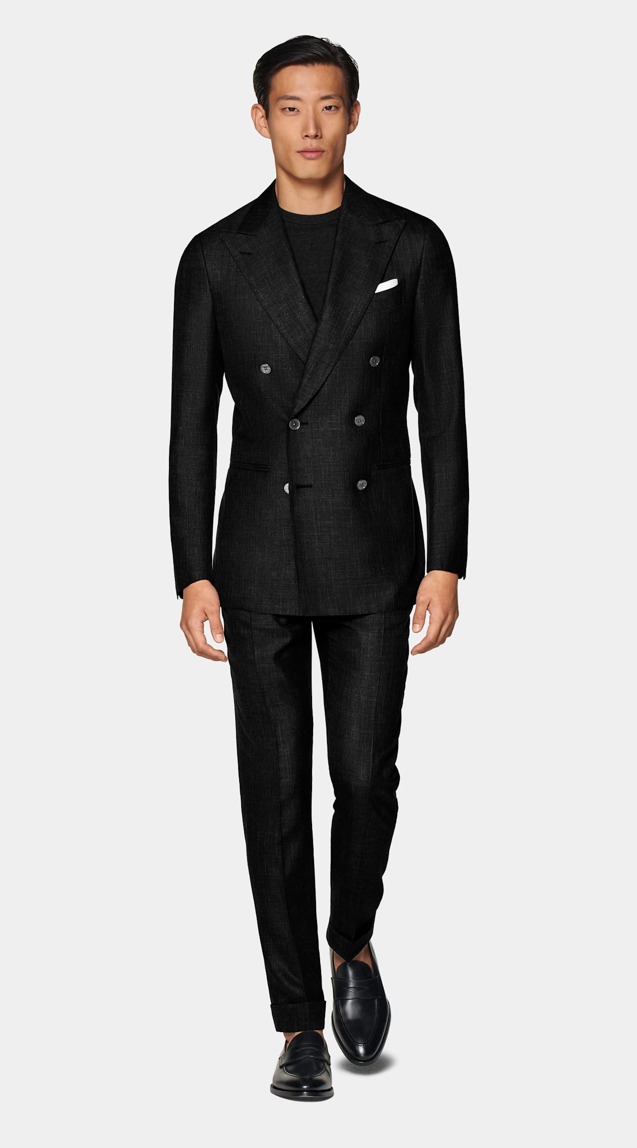 Costume Havana coupe Tailored gris foncé