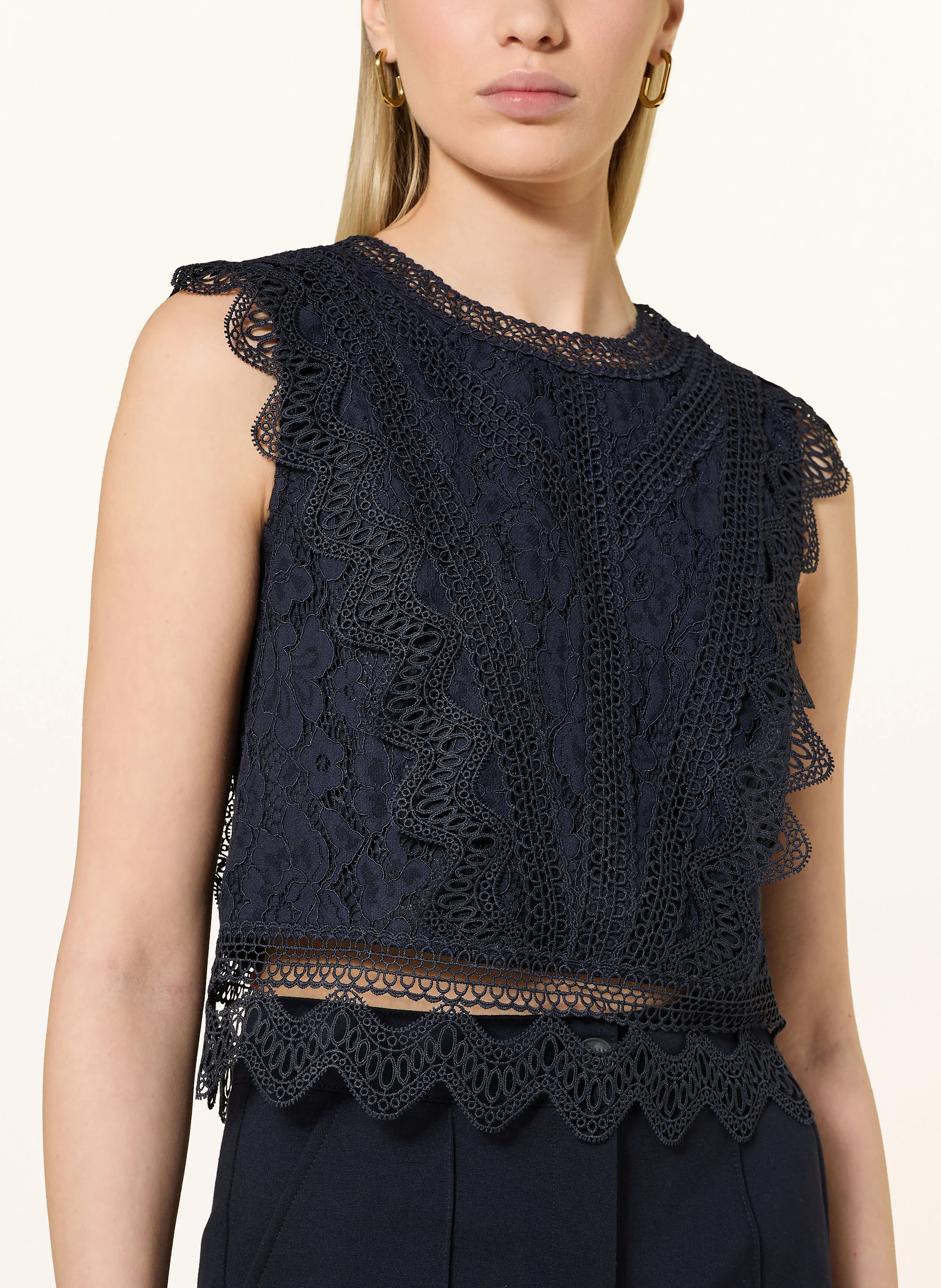 APART Cropped-Top aus Spitze
