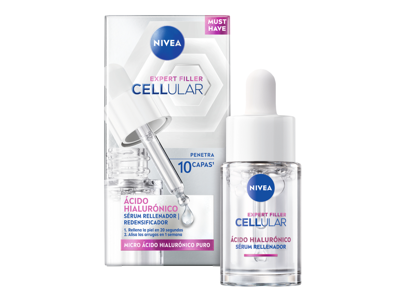 SERUM NIVEA CELLULAR ÁCIDO HIALURÓNICO 15ML