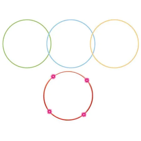 John Fun Hoop Fantasy mit LED, 1 Stück, sortiert