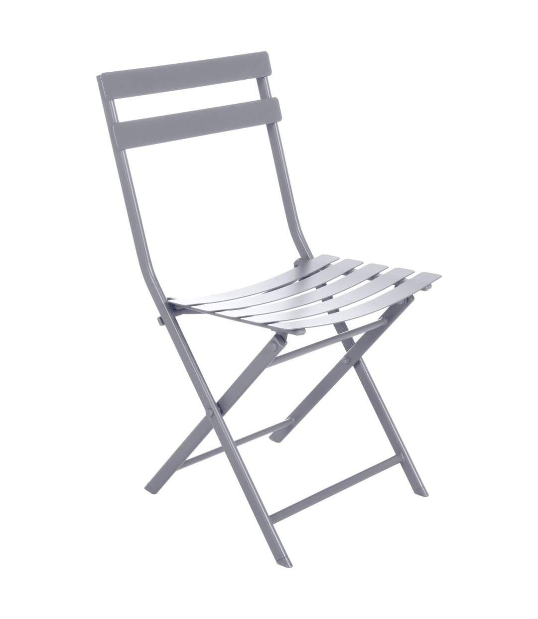 Chaise de jardin pliable en métal Greensboro - Gris quartz