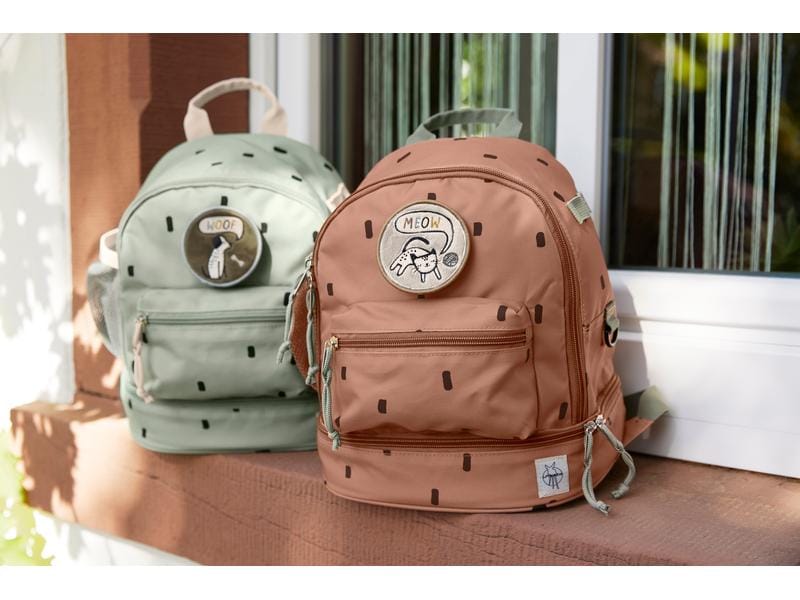 Lässig Rucksack Mini Backpack Happy Prints Caramel Wasserabweisender Kinderrucksack mit gepolsterten Schultergurten