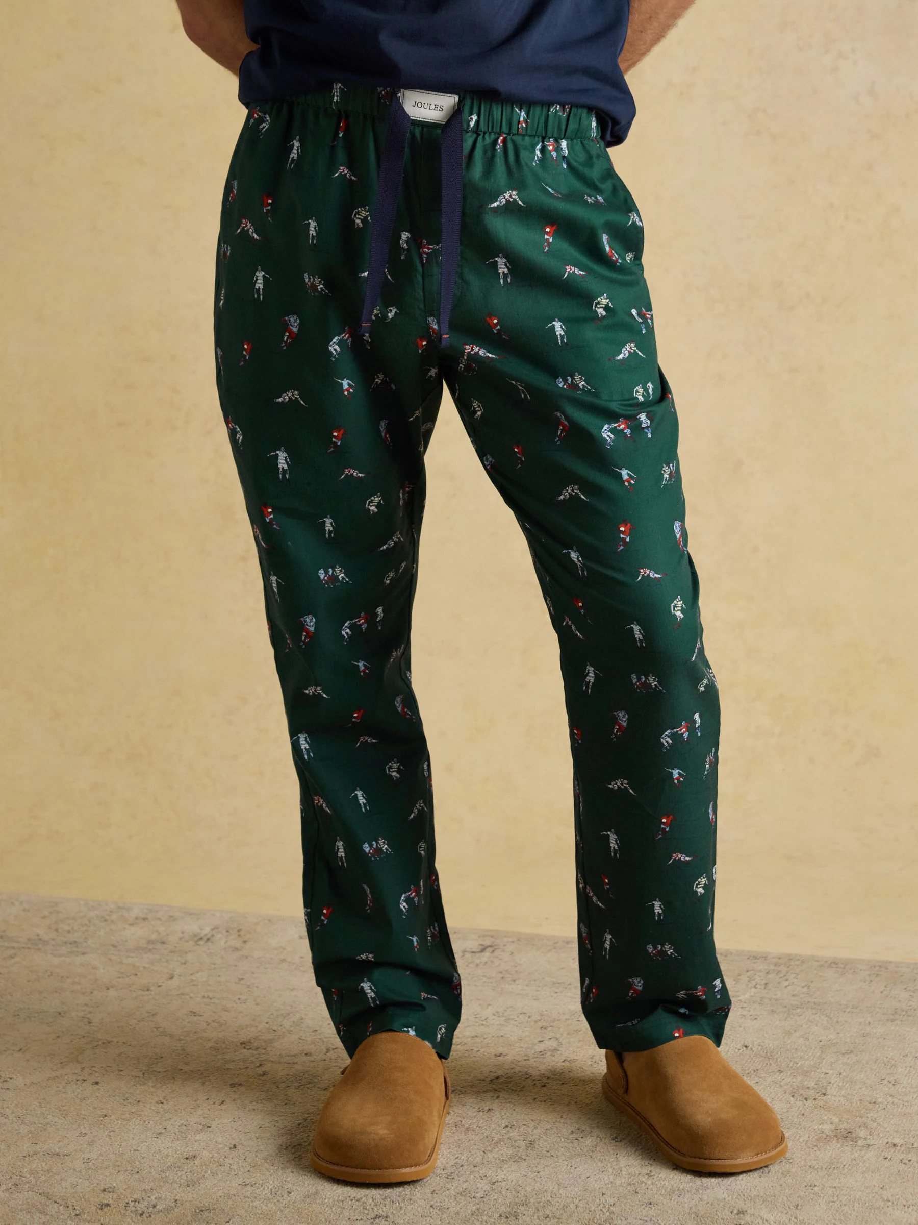 Groen - Joules Dozer pyjamabroek