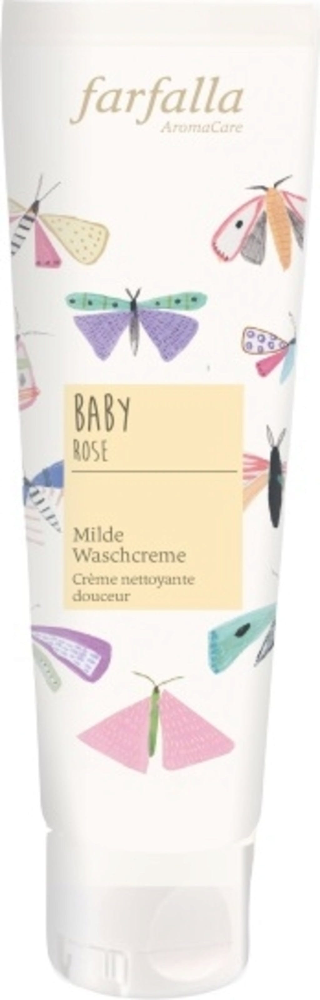 farfalla  Baby Rose Milde Waschcreme, 145 ml