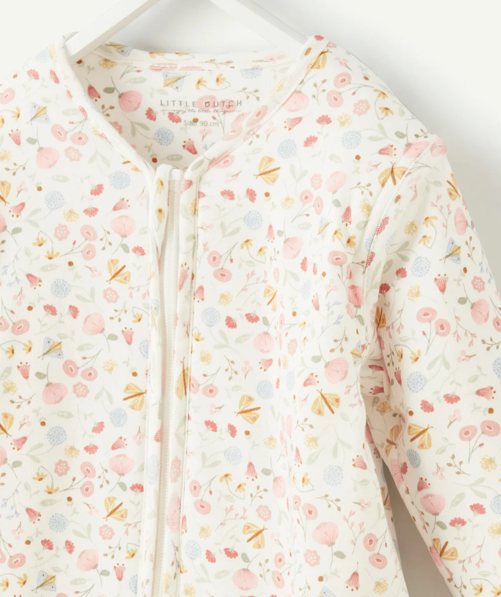LITTLE DUTCHGIGOTEUSE EN COTON HIVER 90CM AVEC FLEURS ET PAPILLONS