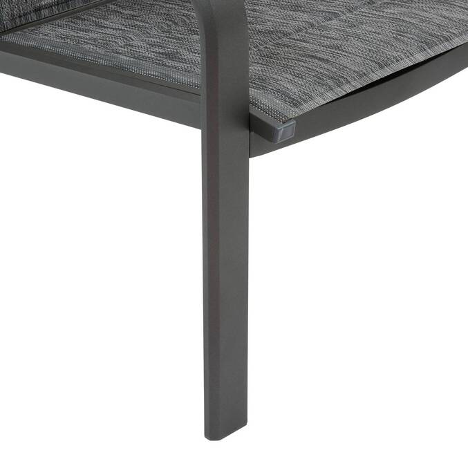 Salon de jardin PIAZZA Graphite