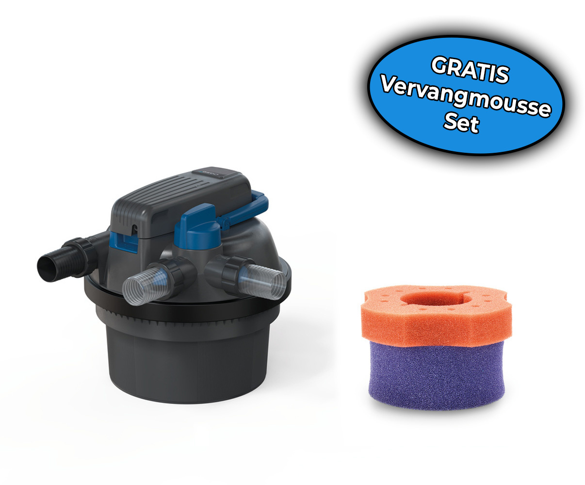 Oase FiltoClear 5000   Gratis Vervangingmousse Set