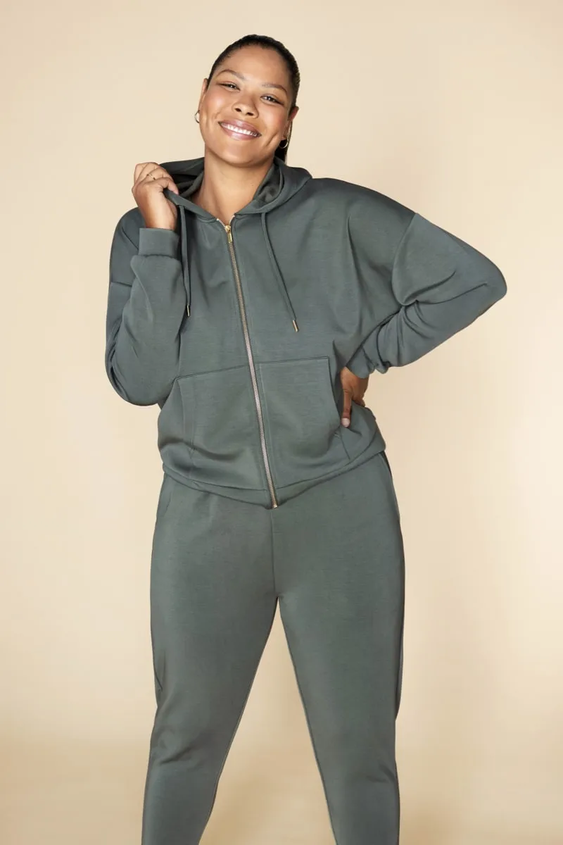 Q Sportswear Tiamo W Hoody Full Zip Beetle