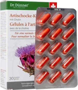 Dr. Dünner Artischocke Leberfunktion Kapseln, 30 Stück