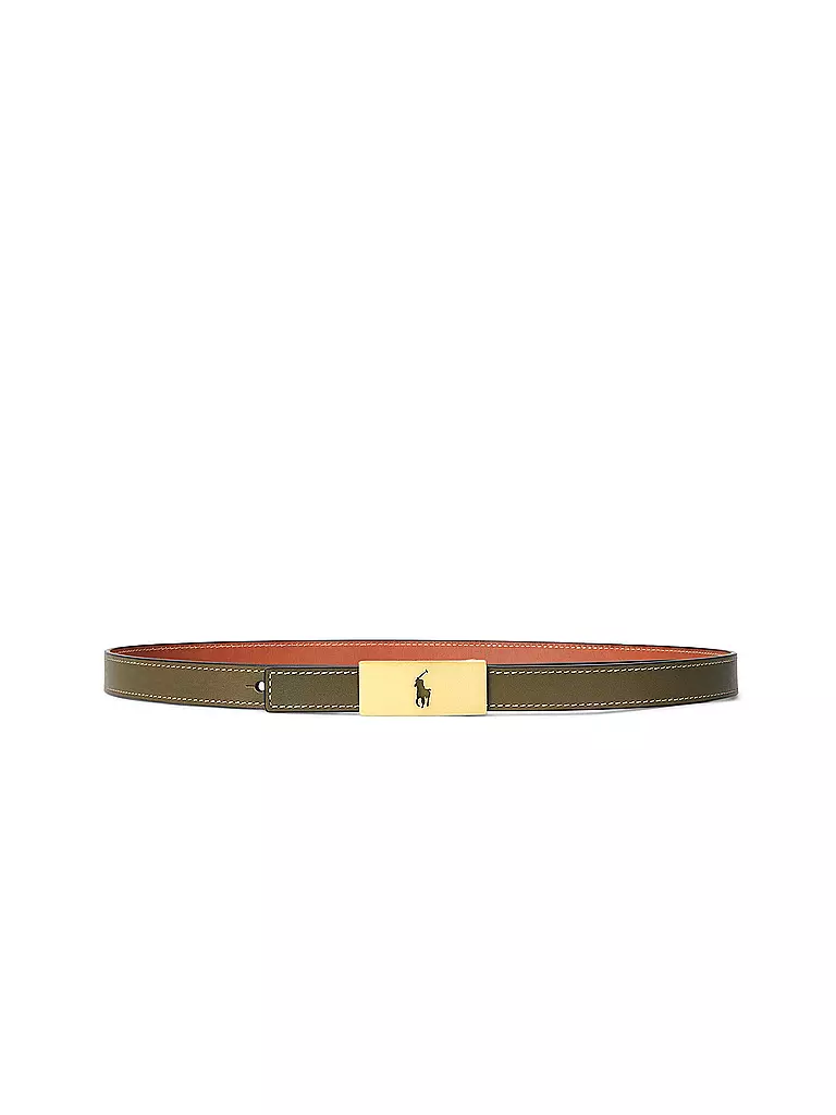 POLO RALPH LAUREN Ledergürtel olive