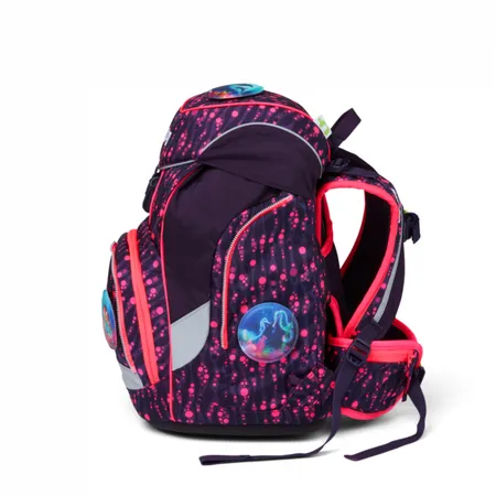 ergobag PACK Schulrucksack-Set Bärmuda Viereck, 6-teilig