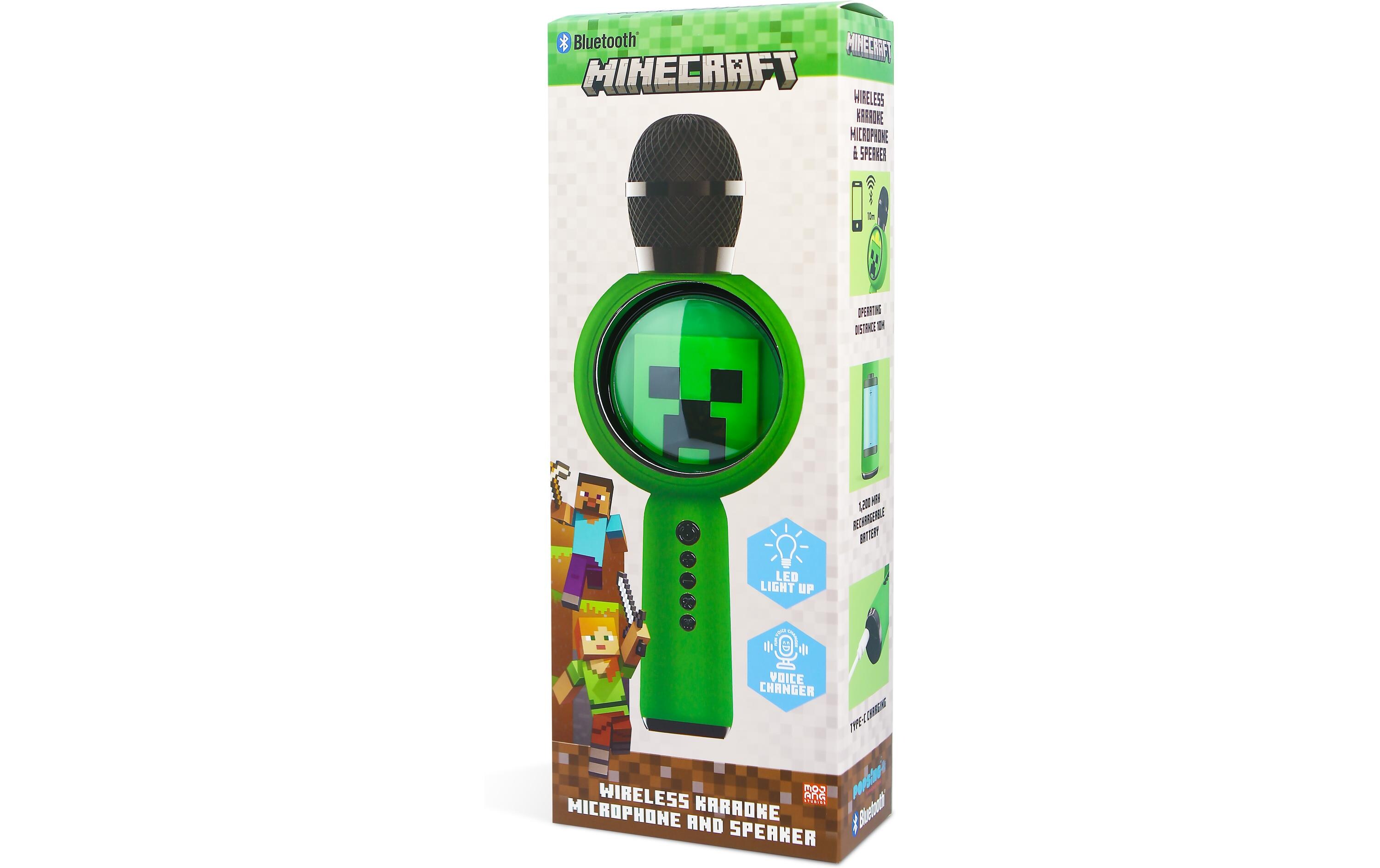 Minecraft Karaoke-MikrofonMit LED-Leuchten
