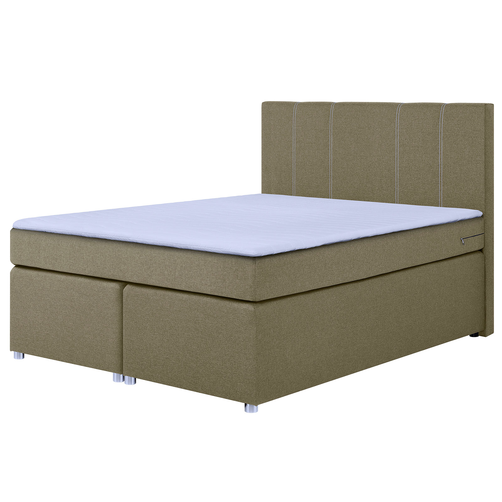Boxspringbett - beige - H3 - Bonell-Federkern - 140x200 cm