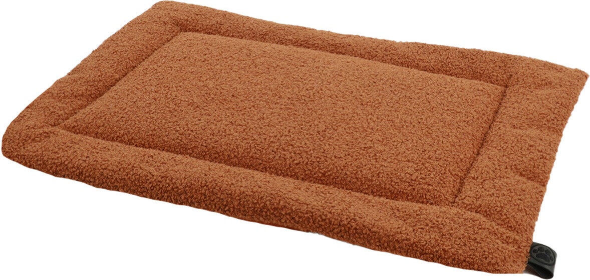 Overseas Petlife benchkussen Teddy koper 60 x 45 x 2 cm