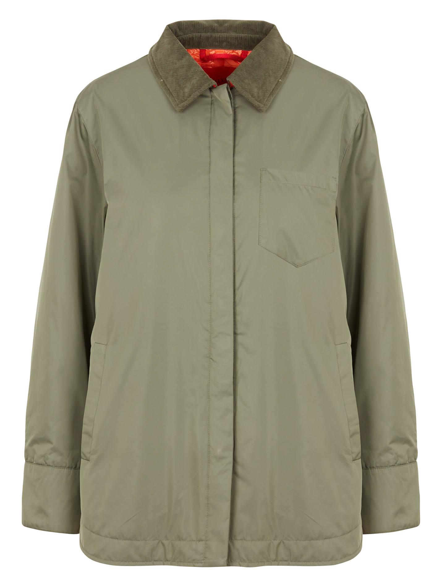 LIBRETTO - Veste col classique en velours| Kaki