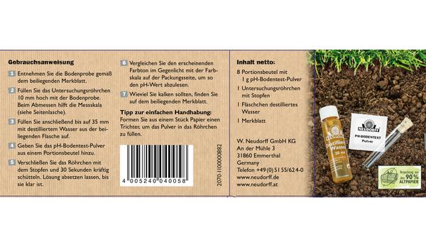 Neudorff® pH-Bodentest-Set