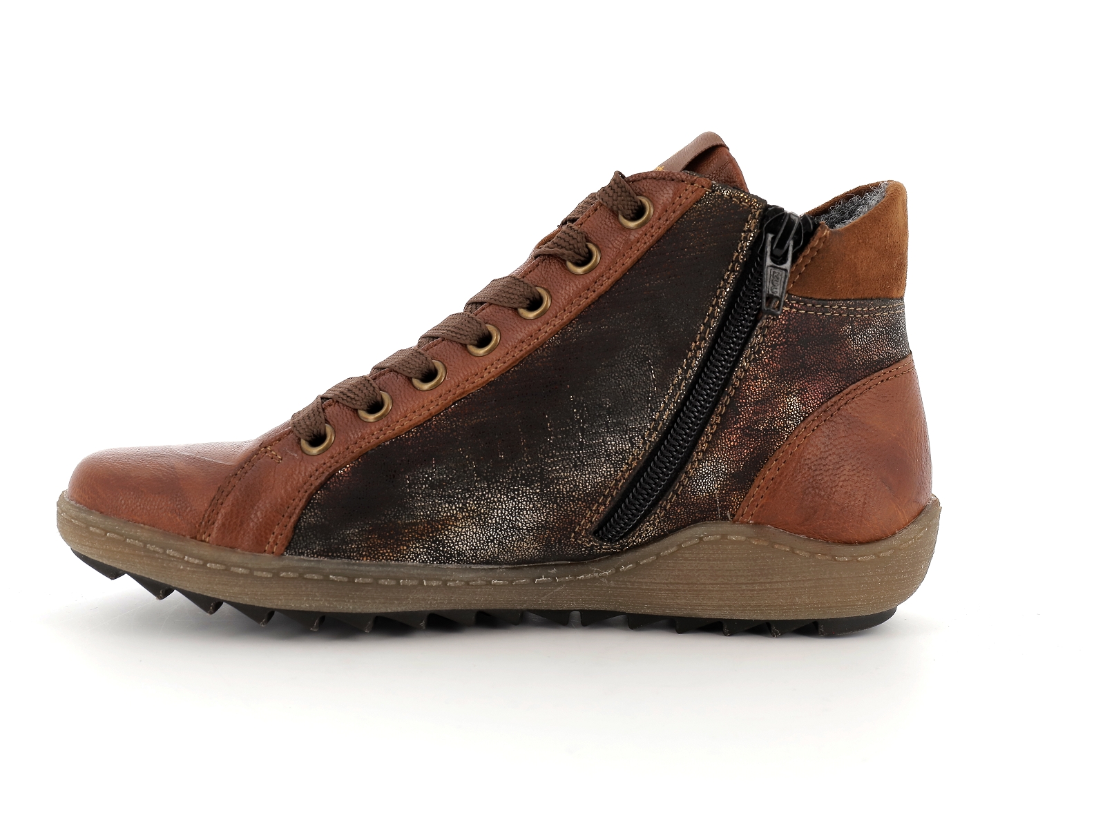 Remonte-R1480 Cuir Multi-Marron