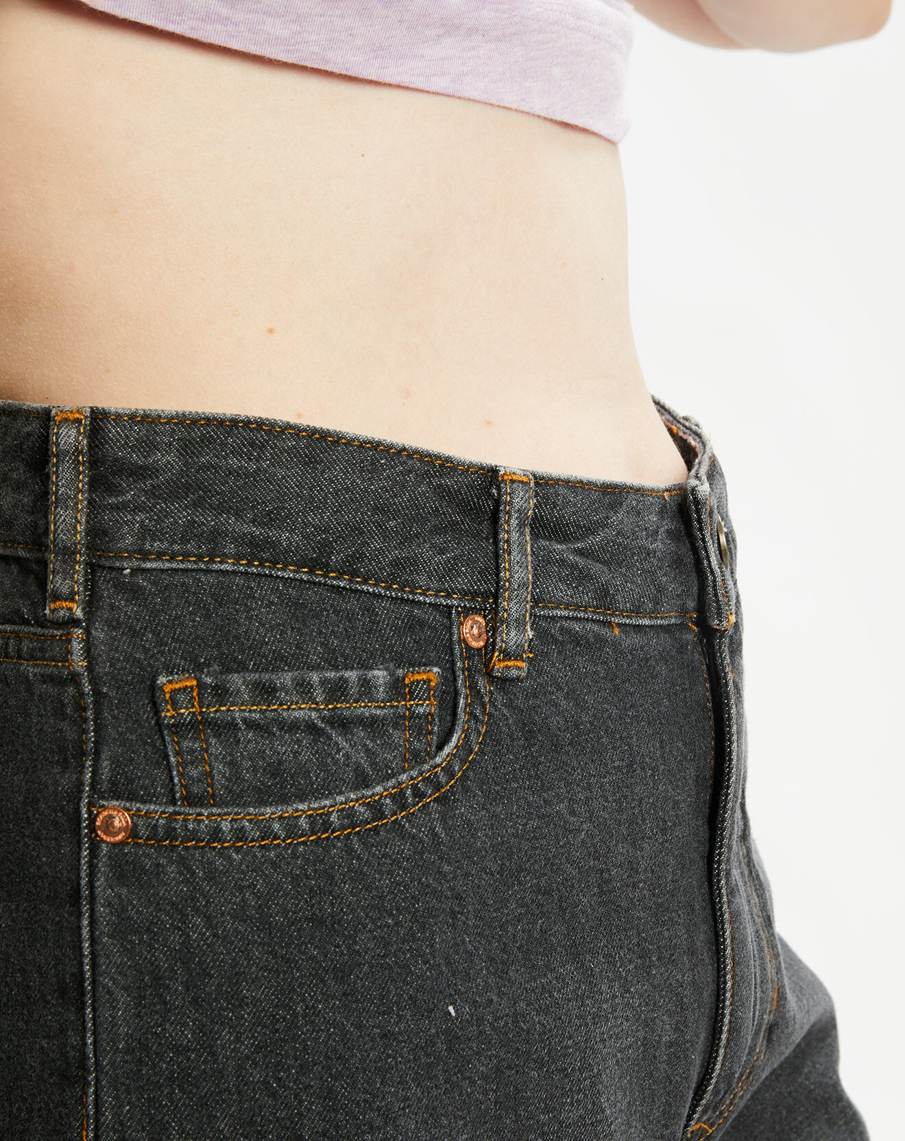 Scotch & Soda Jean Balloon Ample gris foncé
