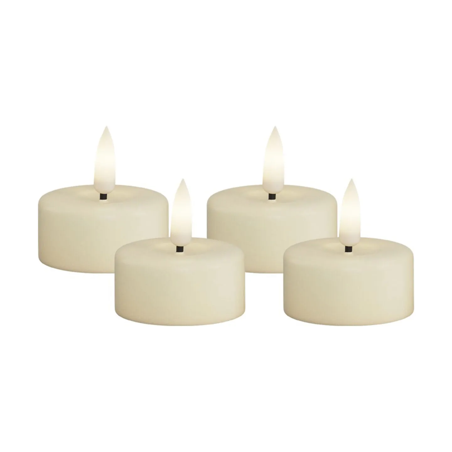 Deluxe Homeart Fyrfadslys - 4 stk