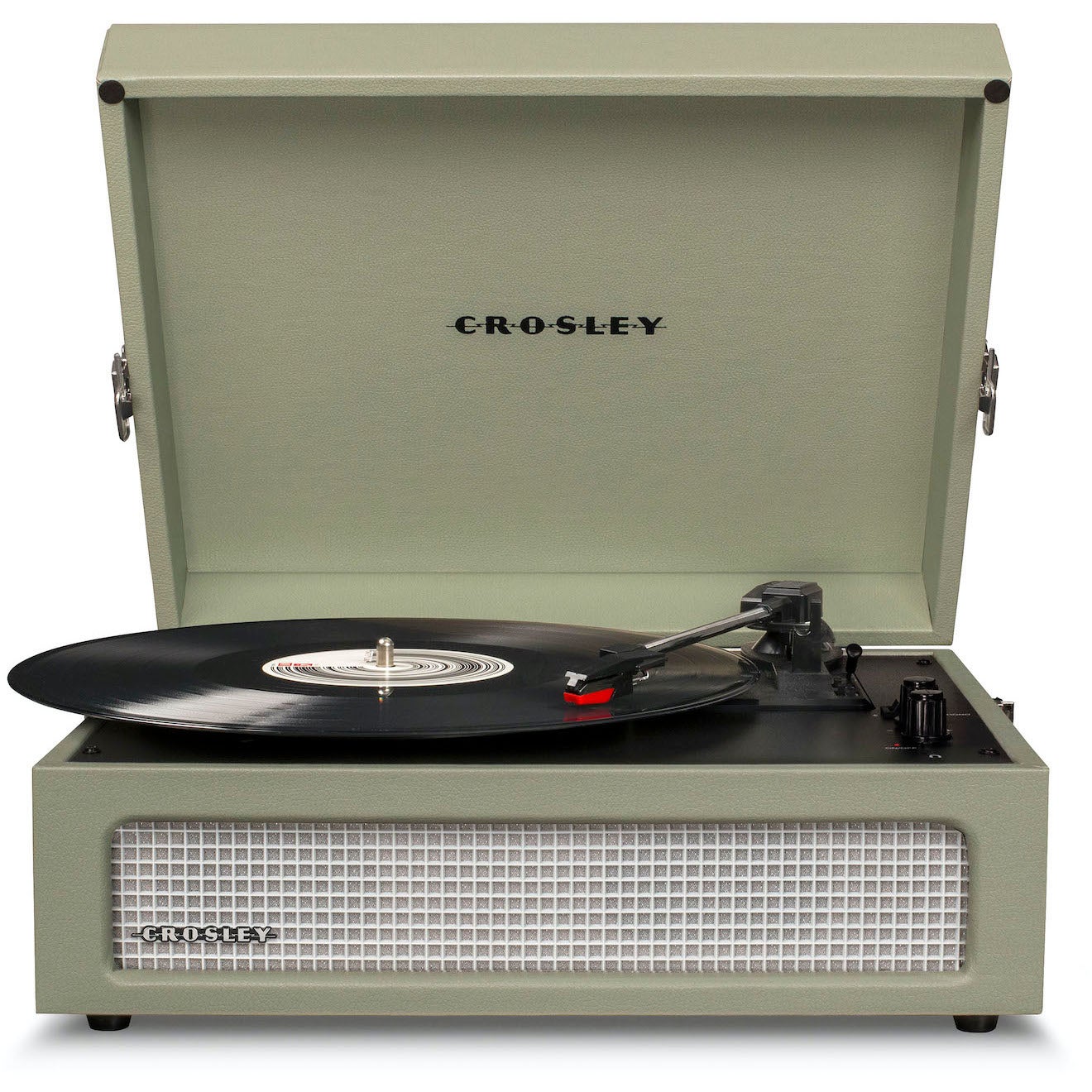 Crosley CR8017B-SA Voyager Sage platenspeler met Bluetooth