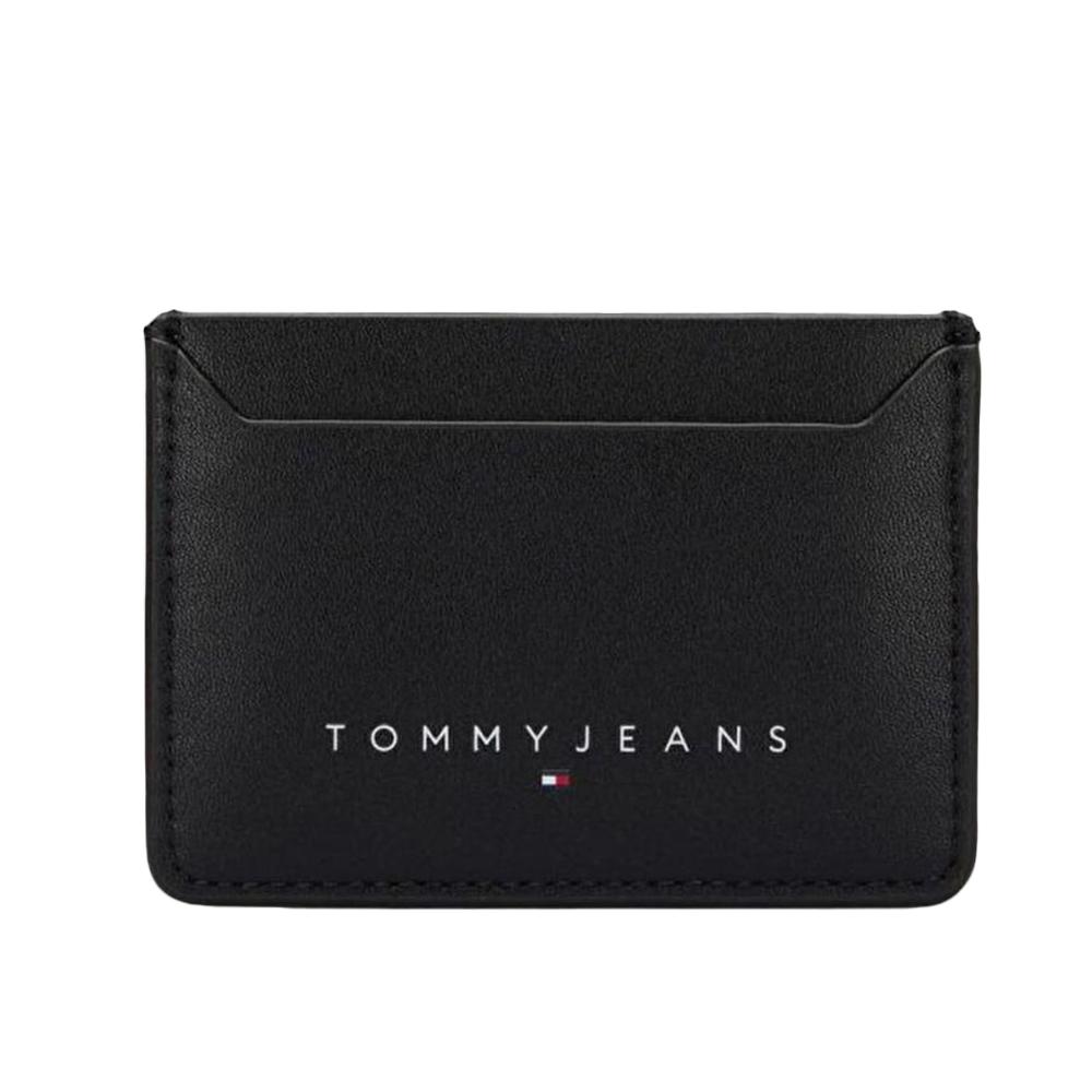 Tommy Hilfiger Porte Cartes Noir Homme Tommy Hilfiger Leather Holde