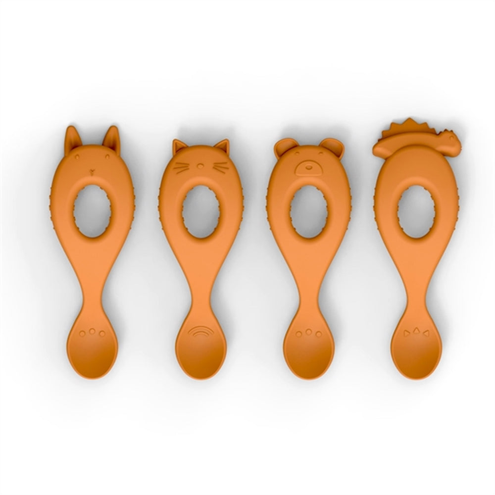 Liva Silicone Skeer 4-Pack Mustard