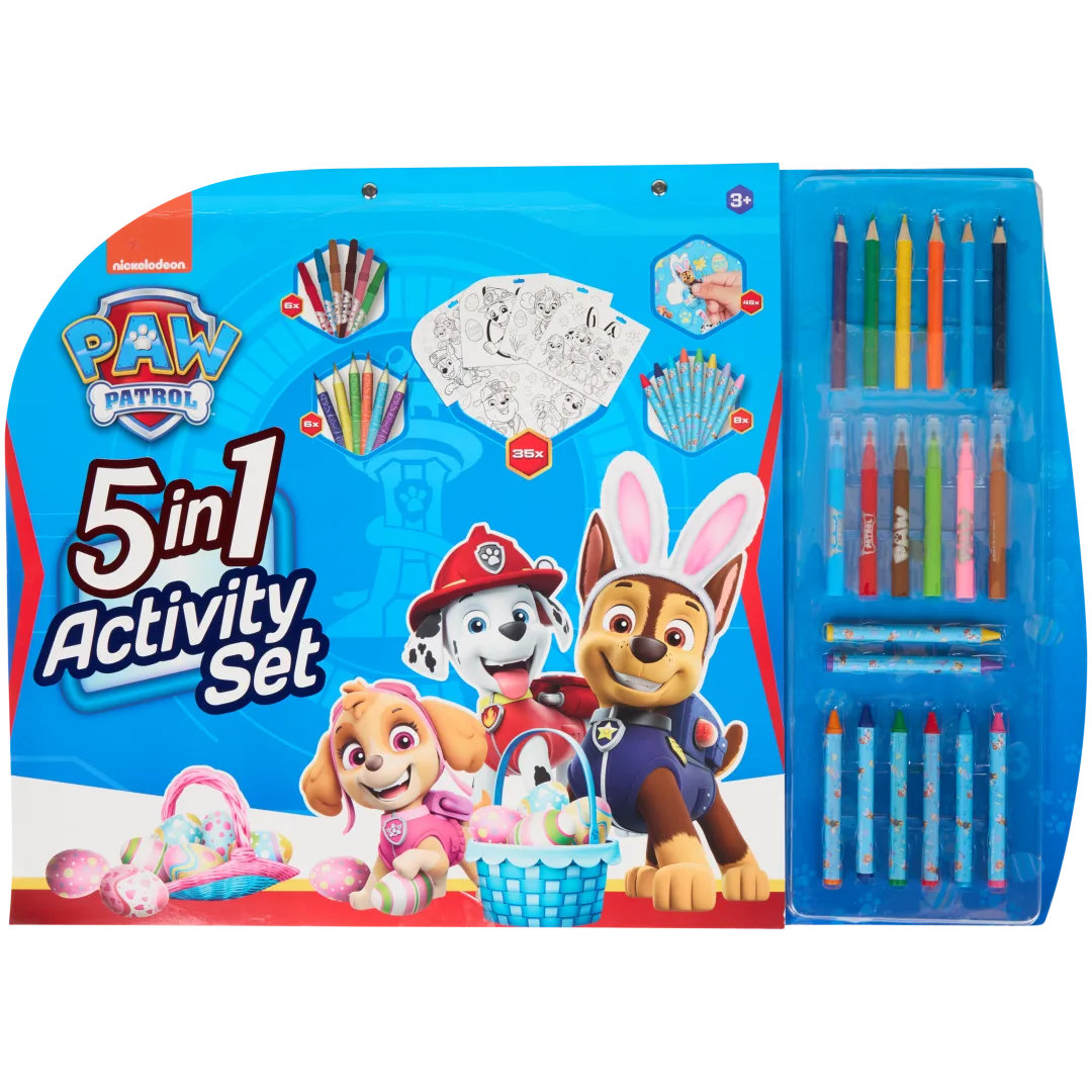 5-in-1 activiteiten- en kleurset 100-delig | diverse varianten