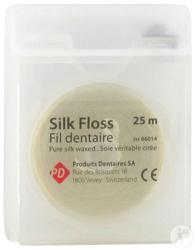 Deprophar Silk Floss Fil Dentaire Soie Véritable Cirée 25m Pièce 1 (Flo/s/25)