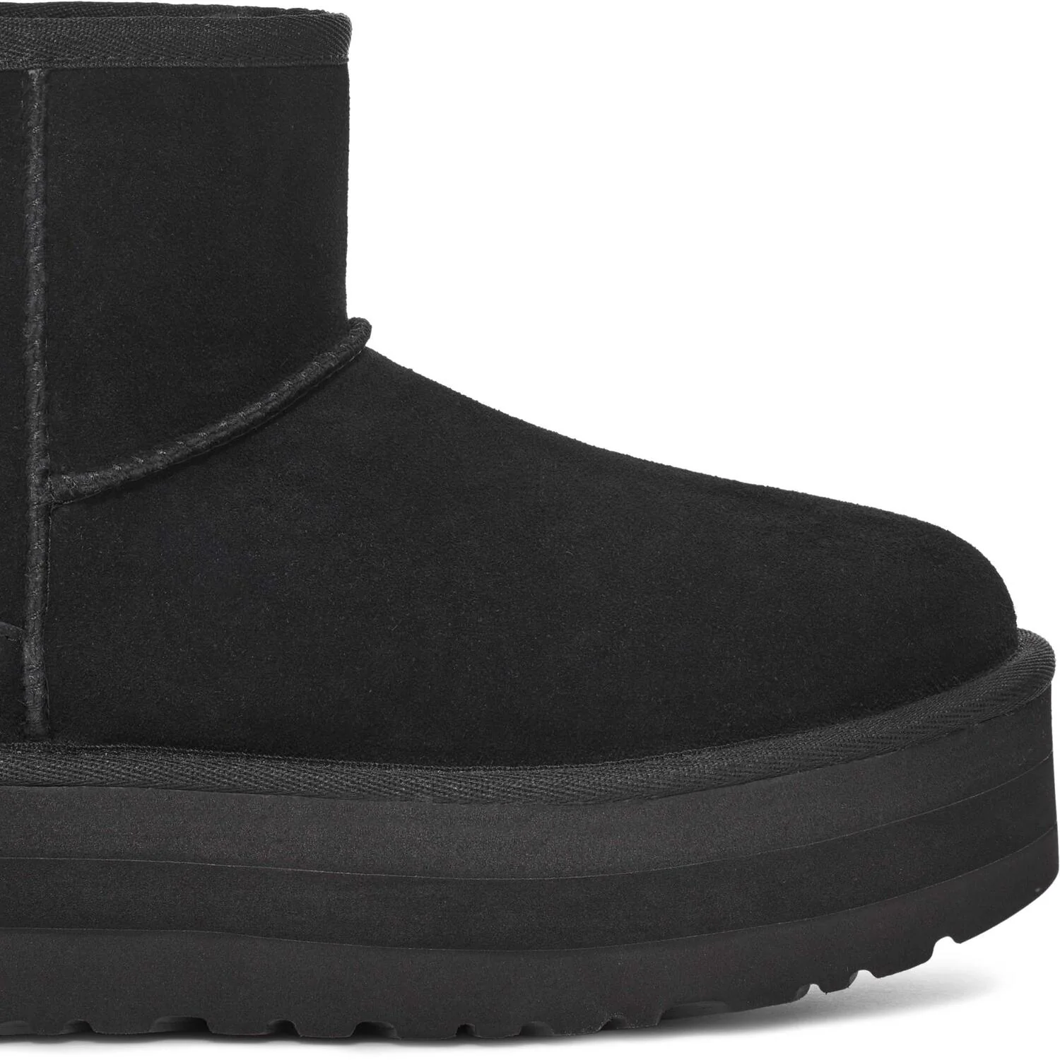 UGG  W Classic Mini Platform bamsestøvler - sort