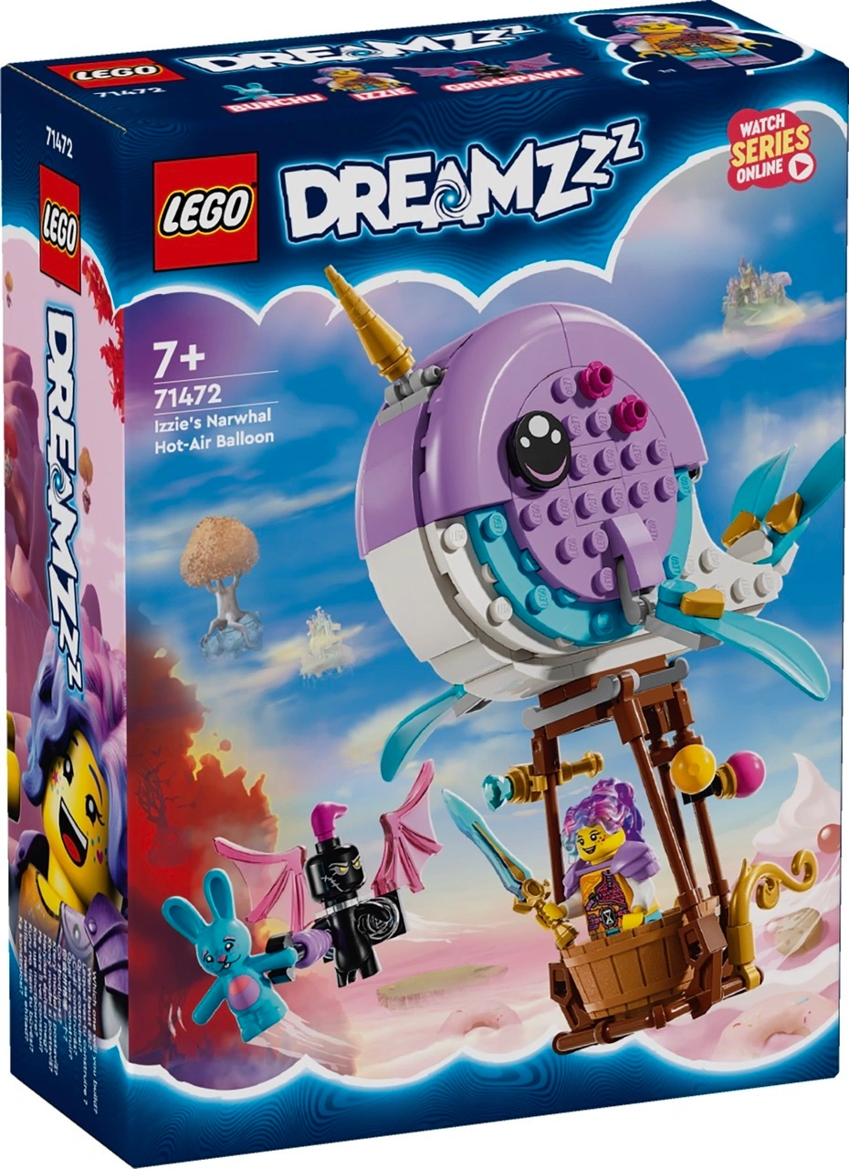 LEGO® DREAMZzz 71472 IZZIES NARWAL-HEIßLUFTBALLON