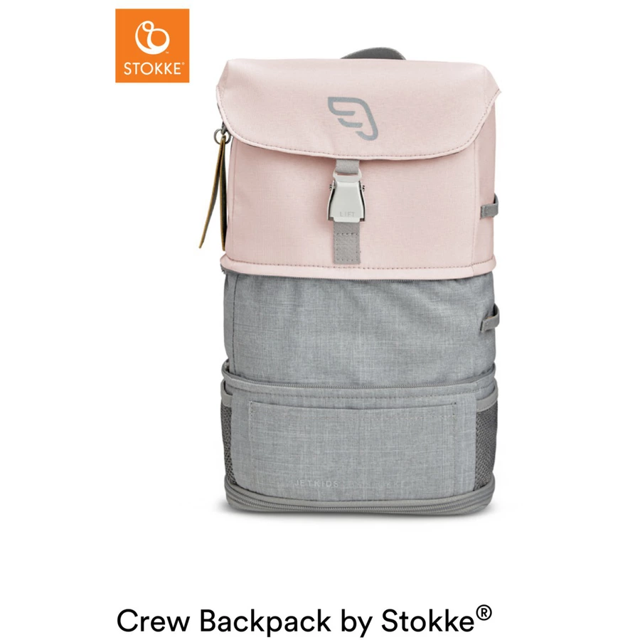 JETKIDS™ BY STOKKE® Aufsitzkoffer BedBox™ mit Crew BackPack™ Pink