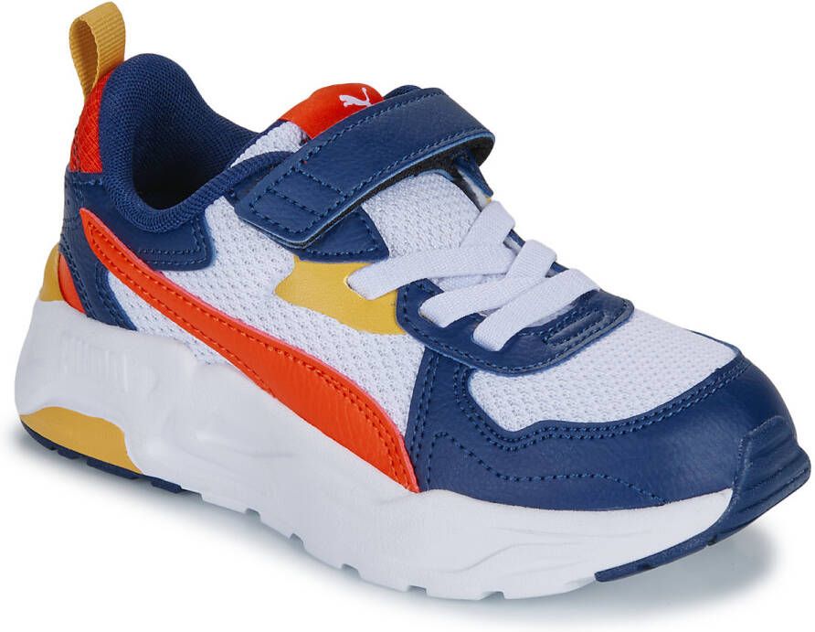 PUMA Trinity Lite AC+ PS Unisex Sneakers White-Fierce Red-Persian Blue