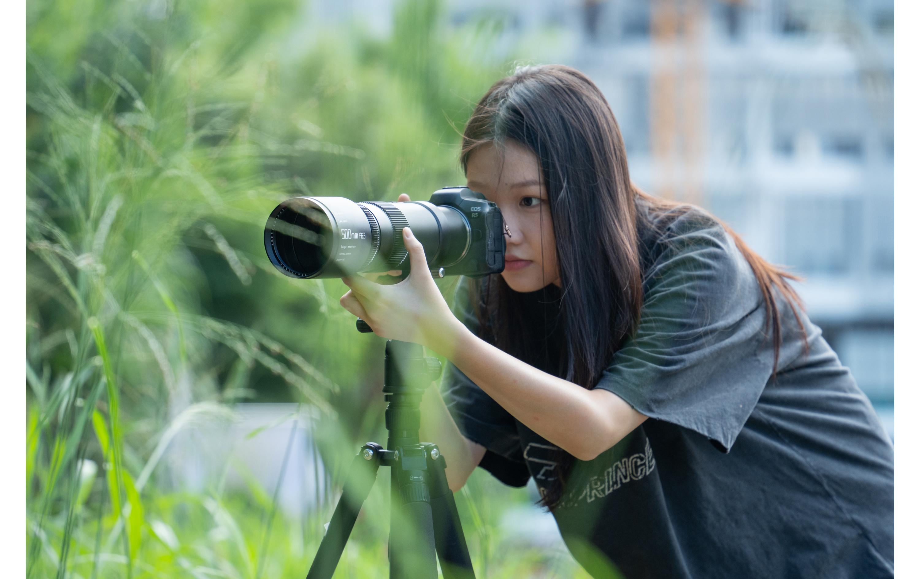 Festbrennweite 500mm F/6.3 – Canon RF<br>Teleobjektiv zum Fotografieren weit entfernter Motive wie Flugzeuge, Sport, Wildtiere und mehr