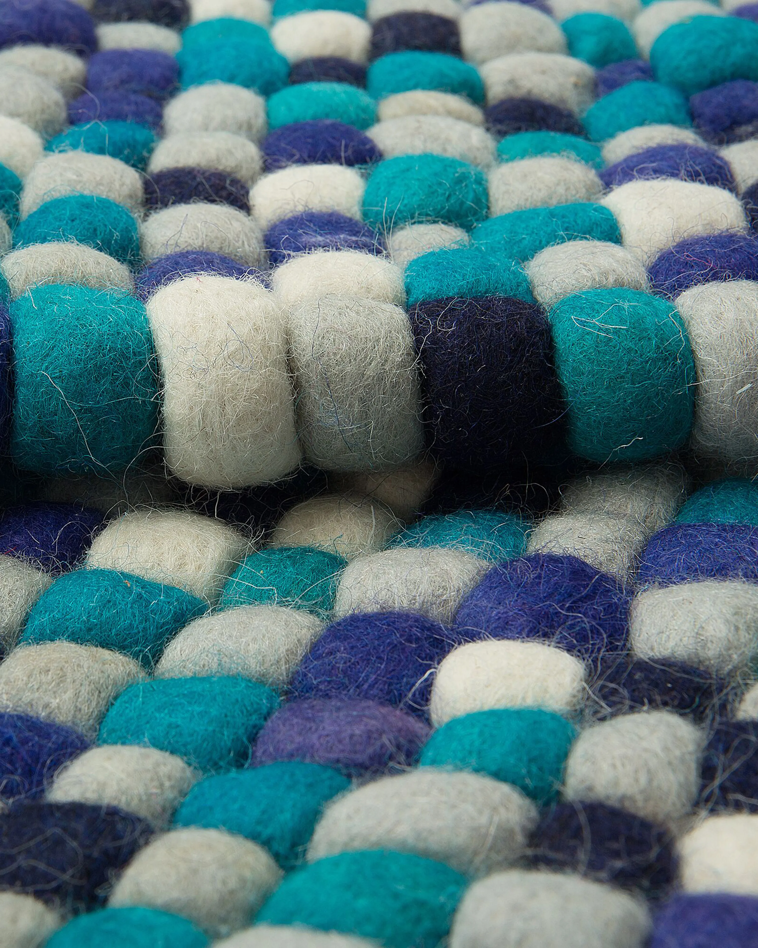 Vloerkleed AMDO Marineblauw 160 x 230 cm Wol