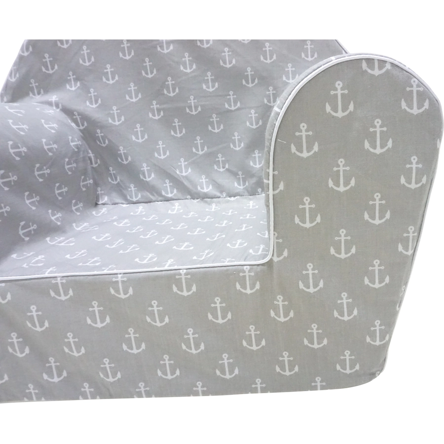 knorr toys® Kindersessel Maritim grey weiß