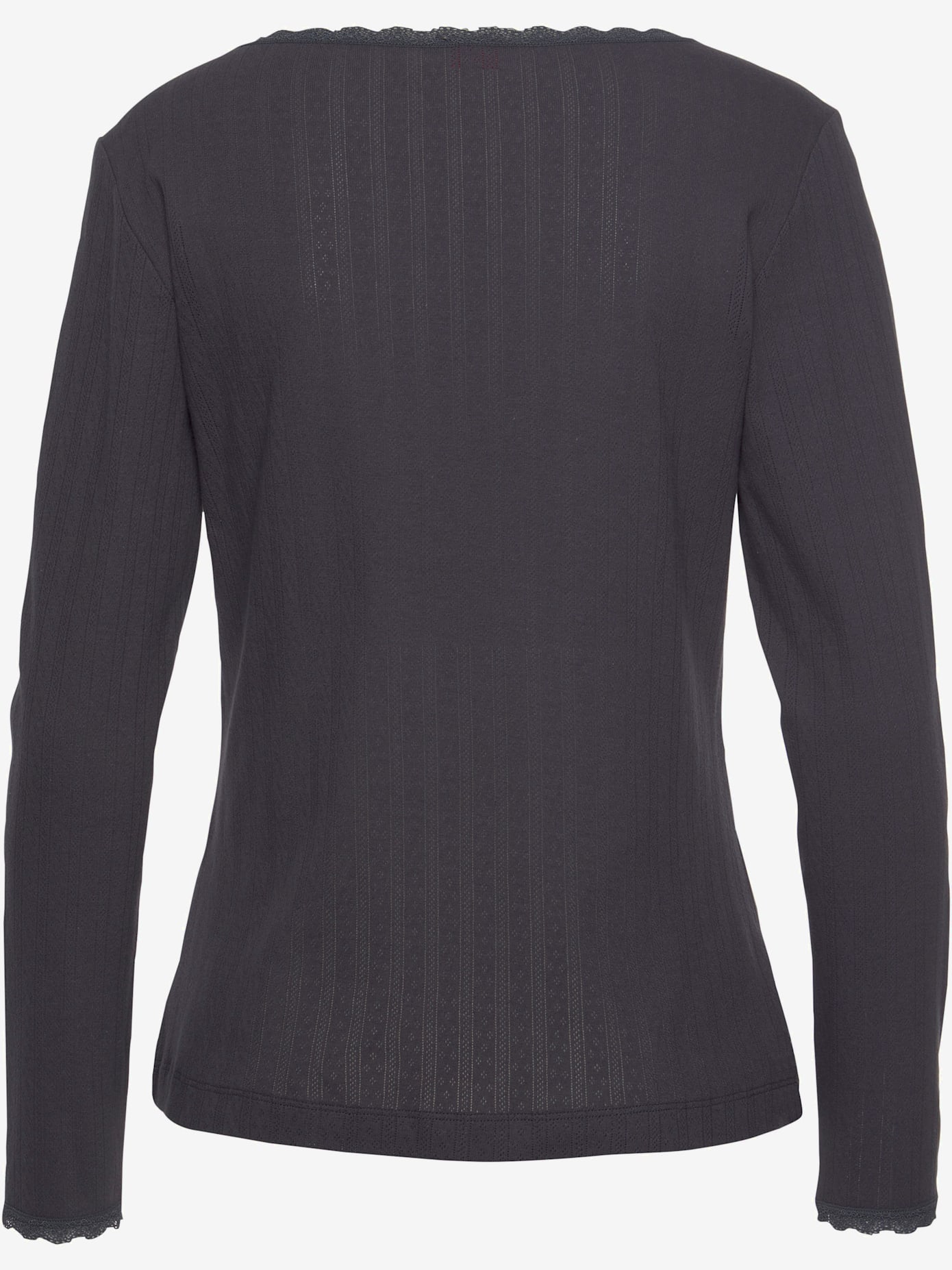 Haut de pyjama t-shirt de nuit fantaisie en tricot ajouré