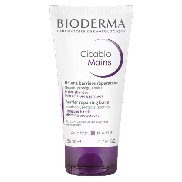 Bálsamo Reparador para Mãos Bioderma Cicabio 50ml