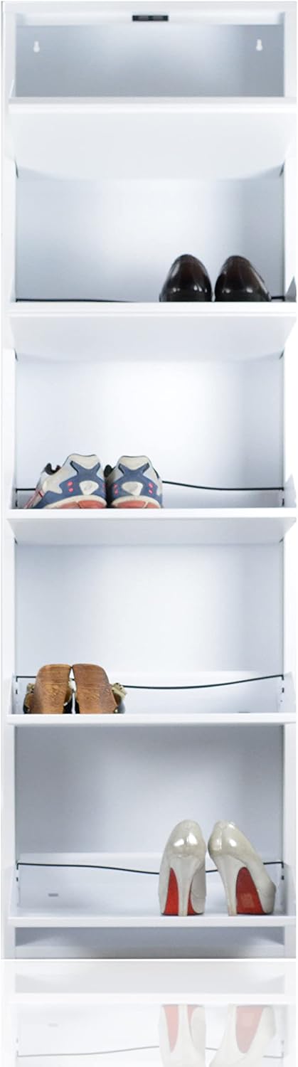 Betten-ABC Schuhschrank Amelie, modern, robust und platzsparend, aus pflegeleichtem Metall
