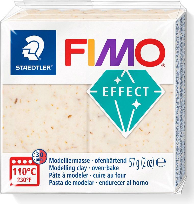 FIMO effect - ovenhardende boetseerklei standaard blokje 57 g - Botanical sunflower