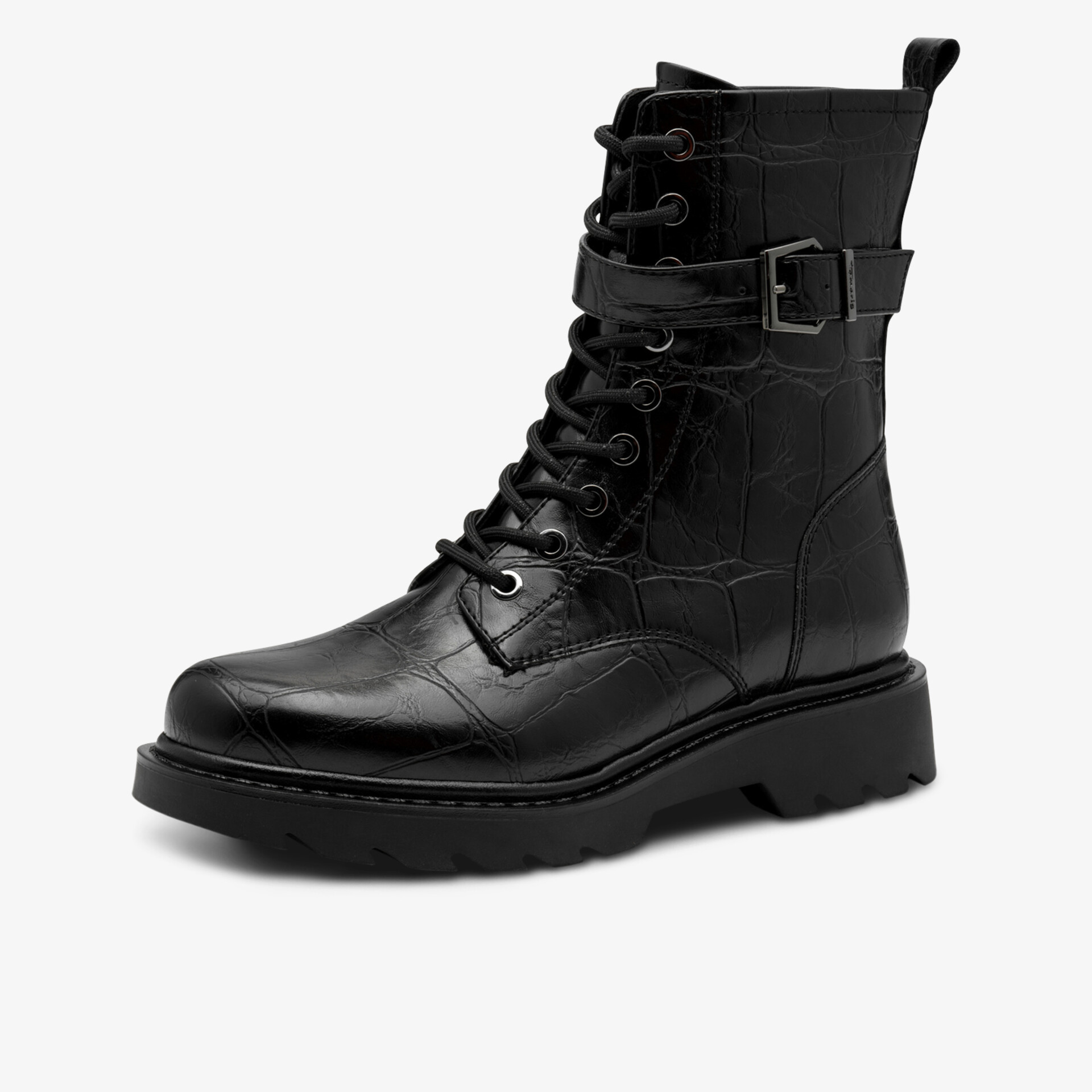 Tamaris Damen Biker Boots schwarz