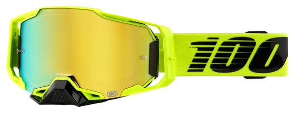 Masque 100% Armega Citrus Jaune - Ecran Gold Miroir