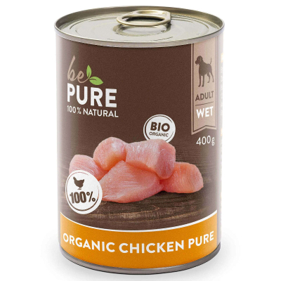 bePure Hundefutter Adult Reinfleisch Bio Huhn