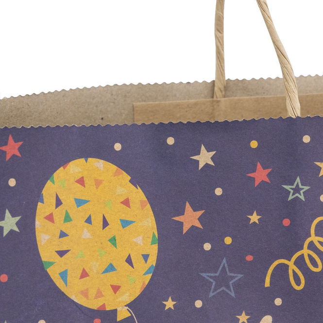 Geschenktasche - Happy Birthday - Ballons - Größe M