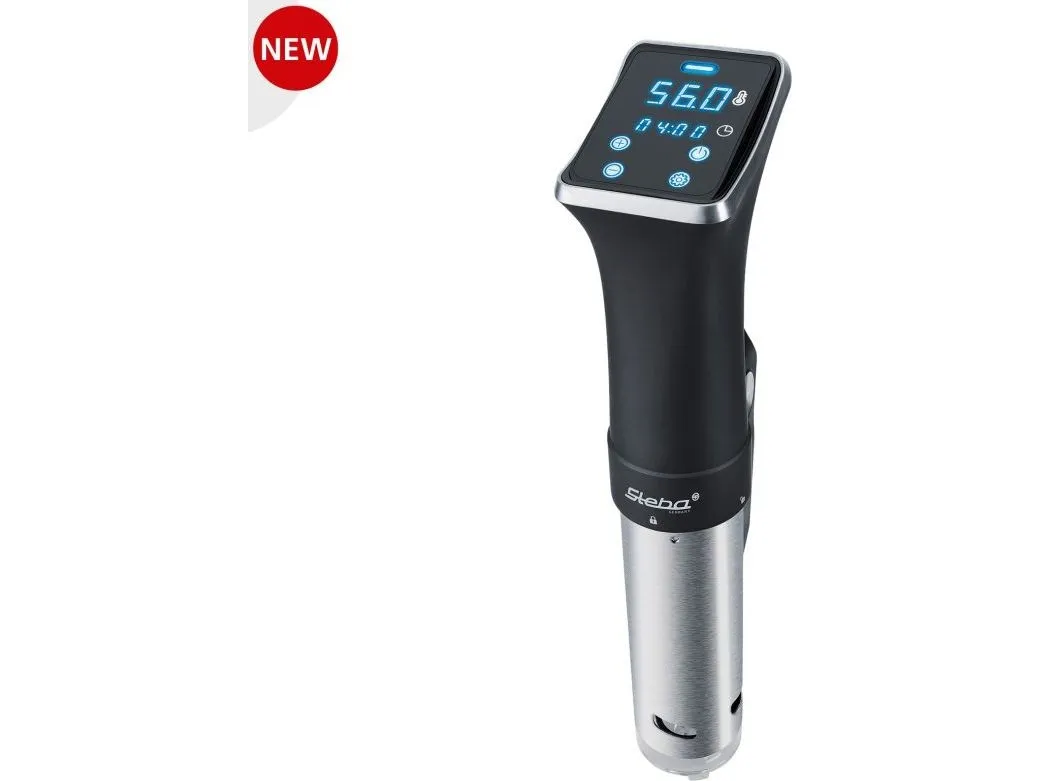 Steba SV 75, Sous vide immersion circulator, Sort, Rustfrit stål, Touch, LCD, 20 °C, 90 °C