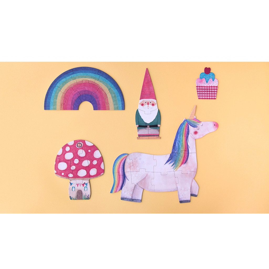 Puzzle - Happy Birthday Unicorn - 30 Pièces